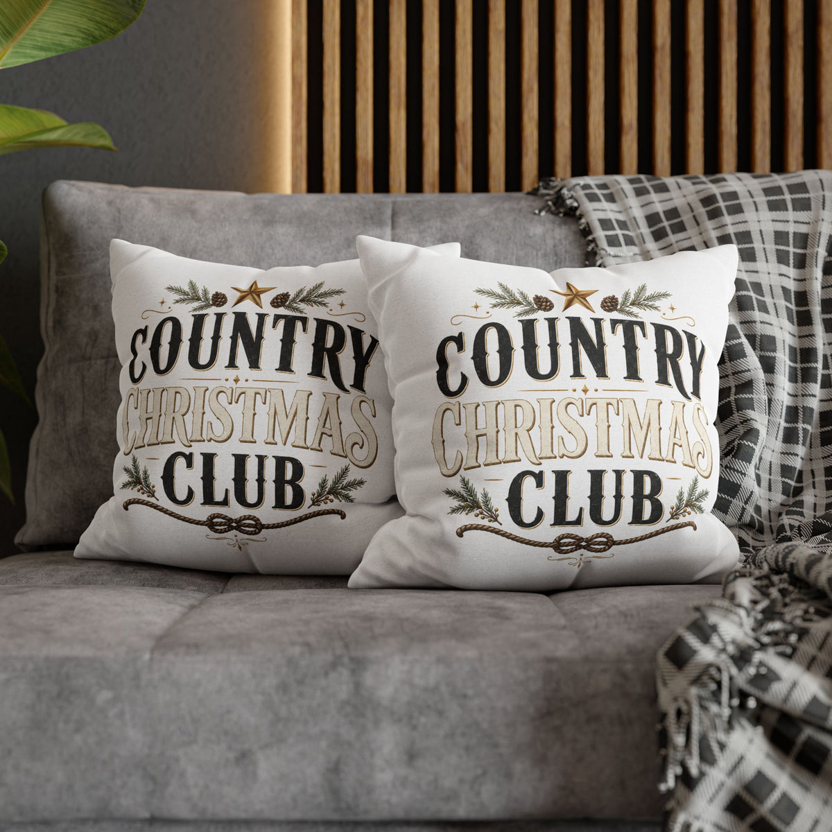 Christmas Country Christmas Club Pillowcase