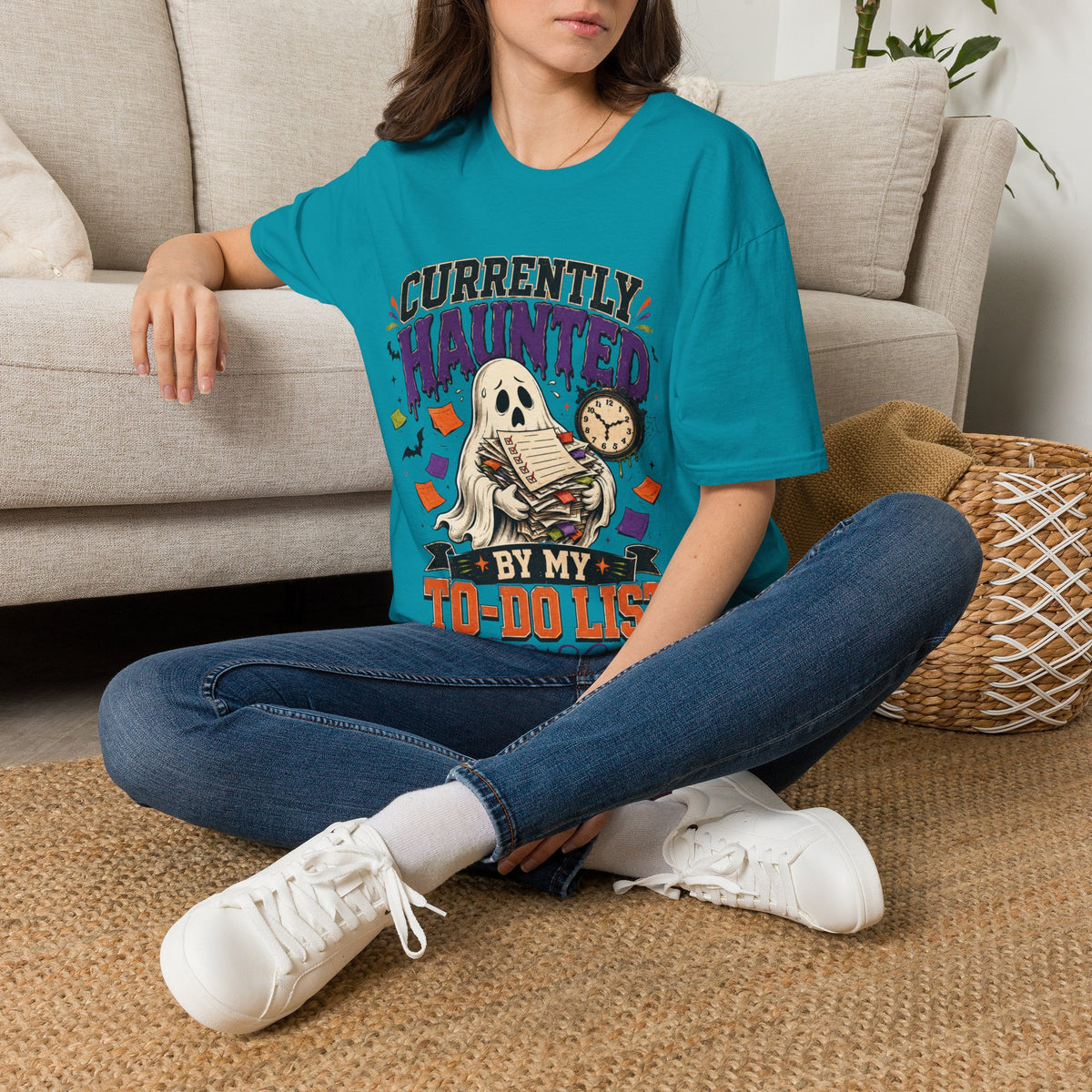 Halloween Currently Haunted Unisex Softstyle T-Shirt