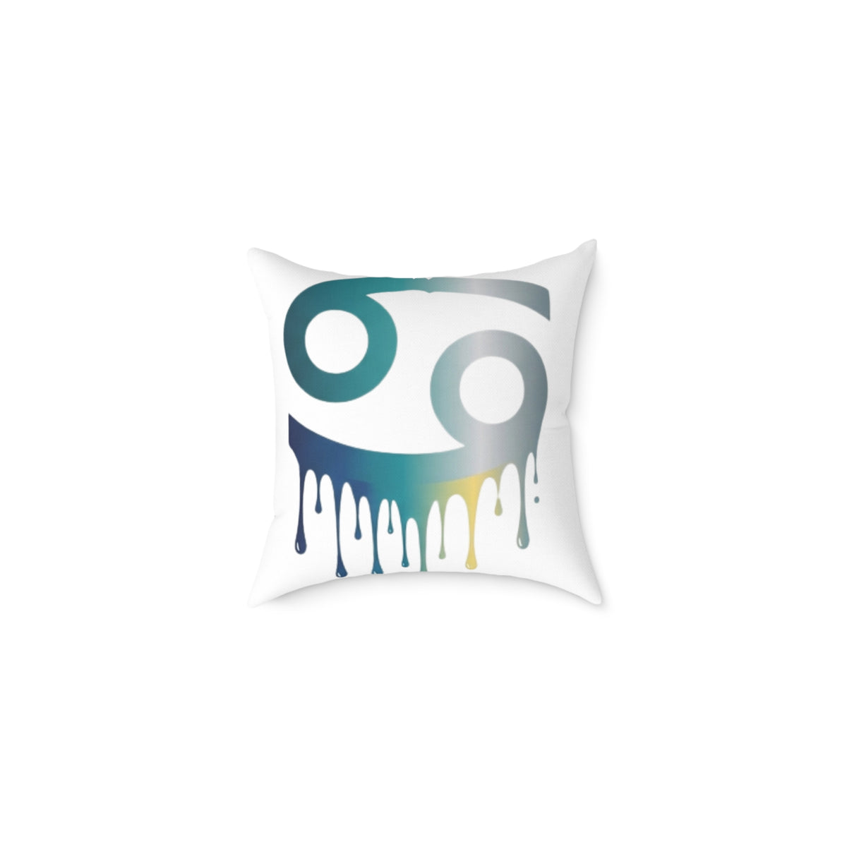 Cancer Zodiac Drip Pillow — Astrological Sign Home Decor