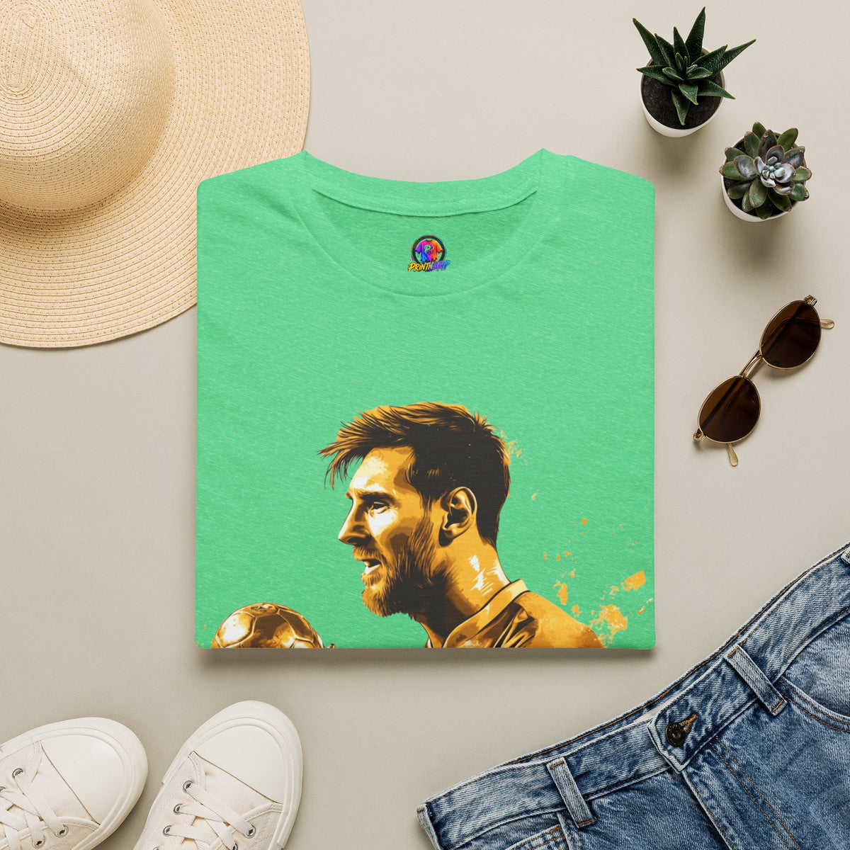 Minimal White T-Shirt — Classic Crewneck Tee