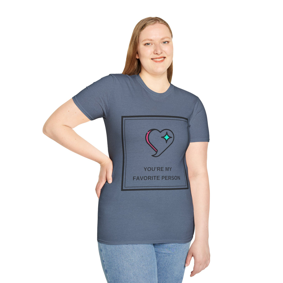 T‑Shirt — "You're My Favorite Person" Heart Graphic Tee - Trending Now - August 2026