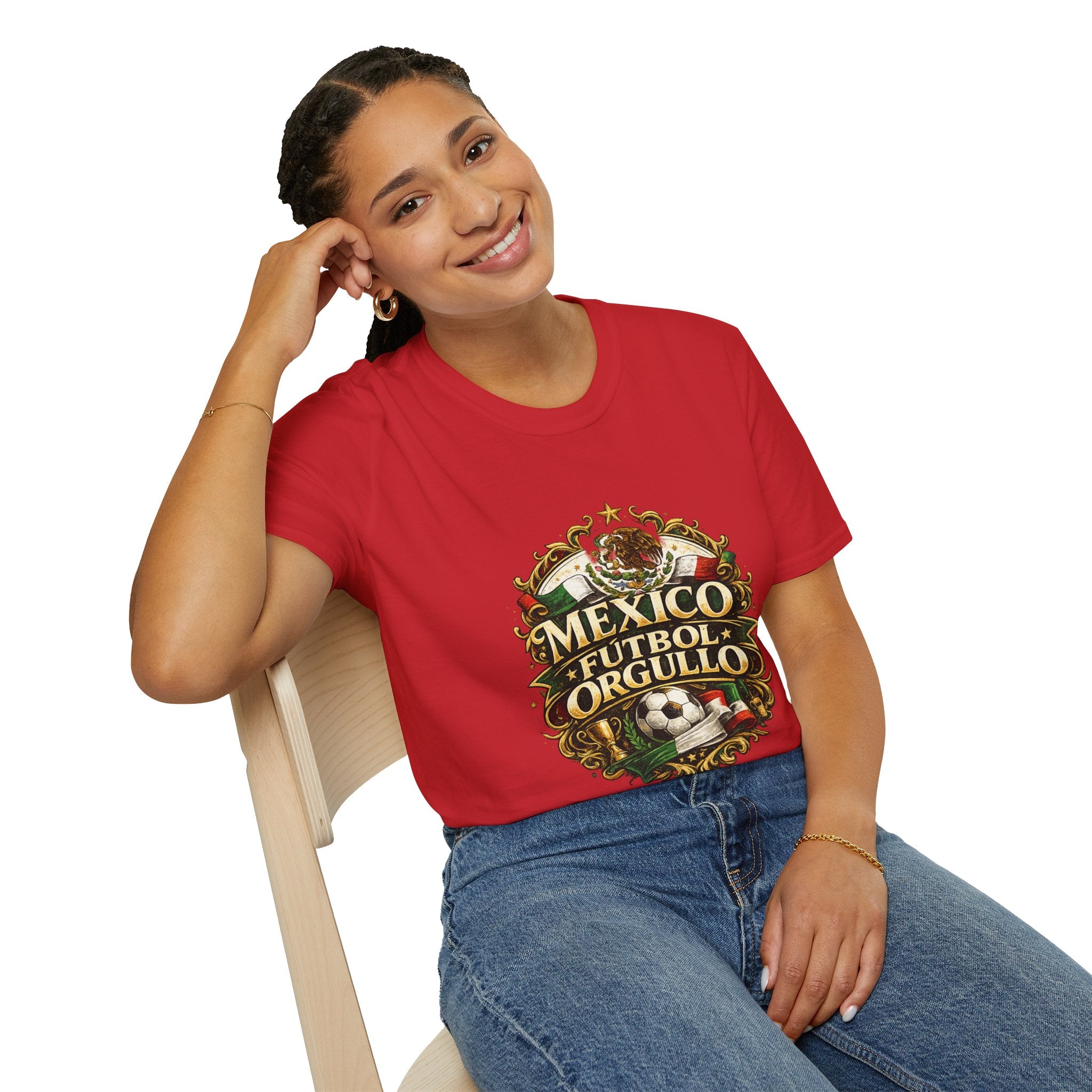 Mexico Fútbol Orgullo T-Shirt — Mexican Soccer Pride Graphic Tee