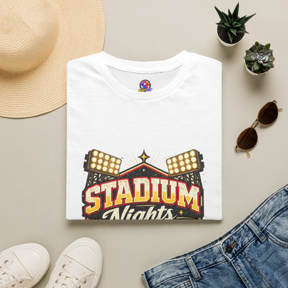 Stadium Nights T-Shirt — Vintage Sports Lights Graphic Tee