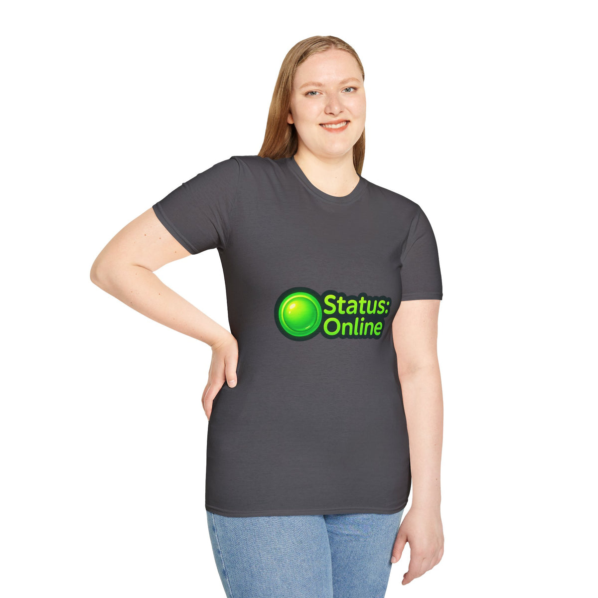 Status Online T-Shirt — Green Online Status Icon Tee - Trending Now - October 2026