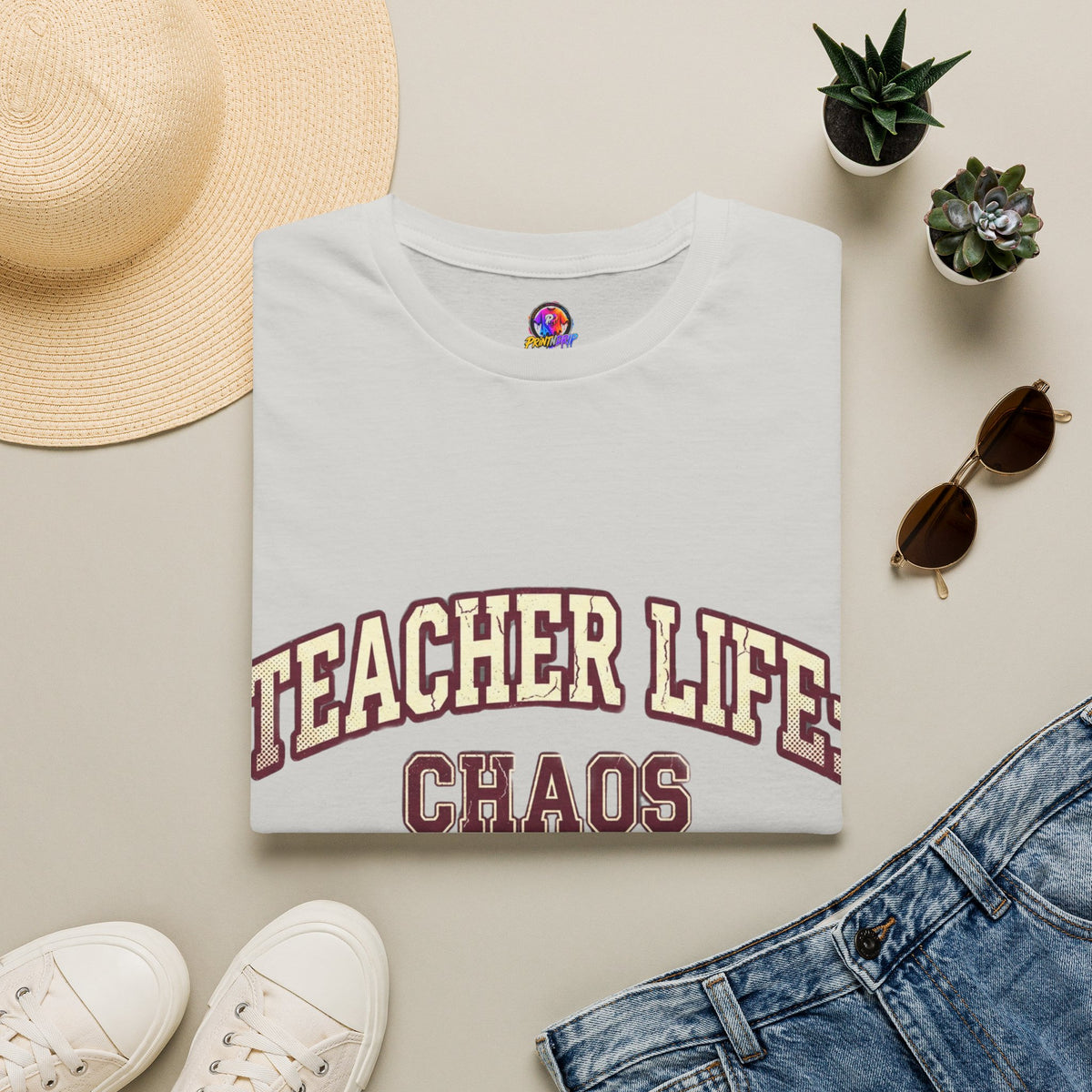 Teacher Life Chaos Coordinator Unisex Softstyle T-Shirt