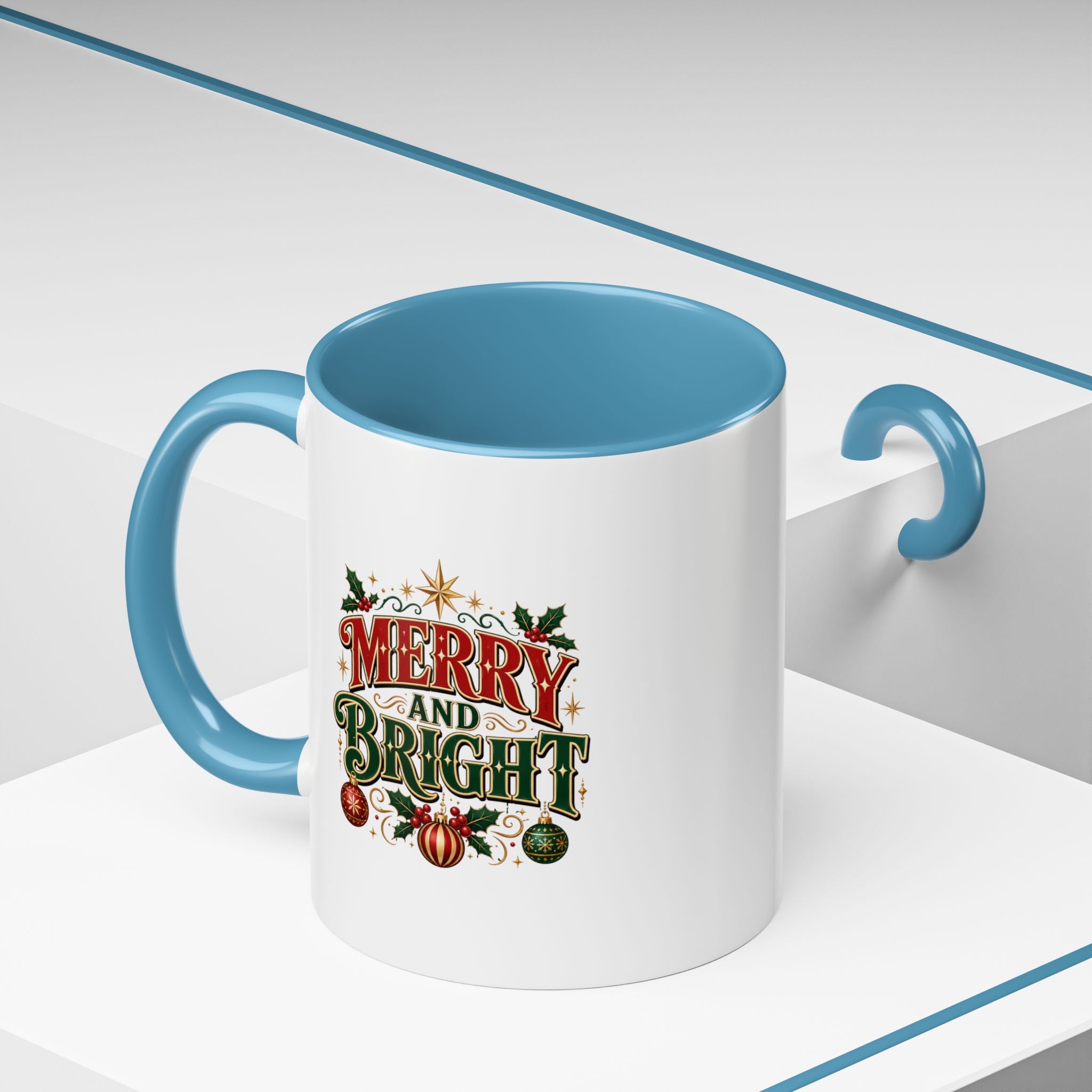 Accent Coffee Mug Merry Bright