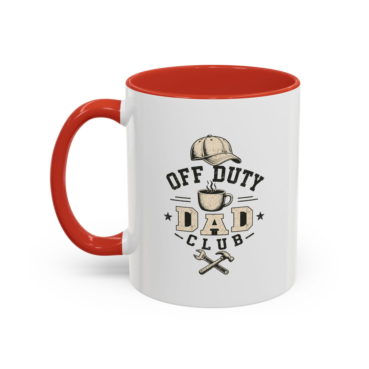 Milo Bailey Dog Dad Mom Off Duty Dad Club Coffee Mug — Funny Father’s Day Accent Mug