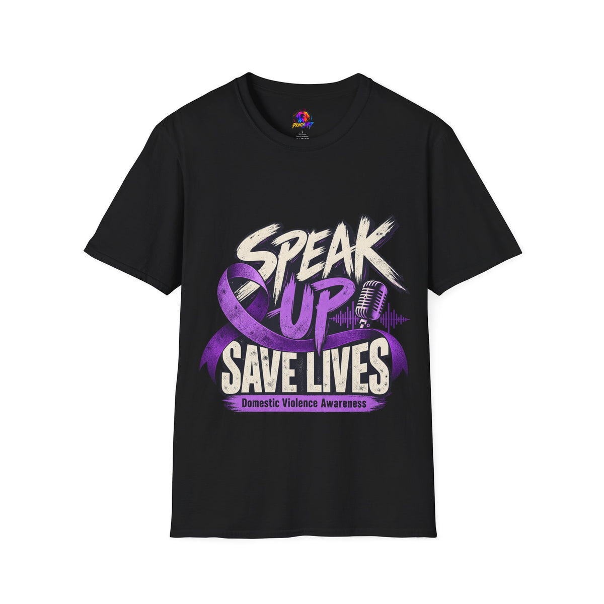 Speak Up Save Lives Domestic Violence Awareness T-Shirt