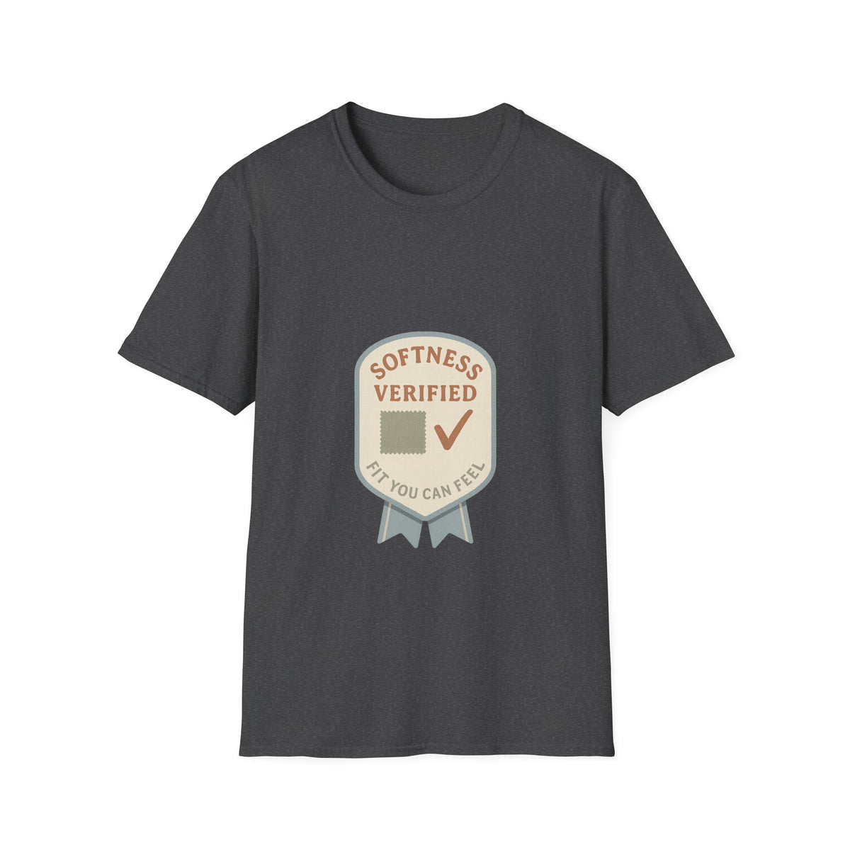 Softness Verified Badge T-Shirt — Cozy Comfort Graphic Tee - Trending Now - October 2026