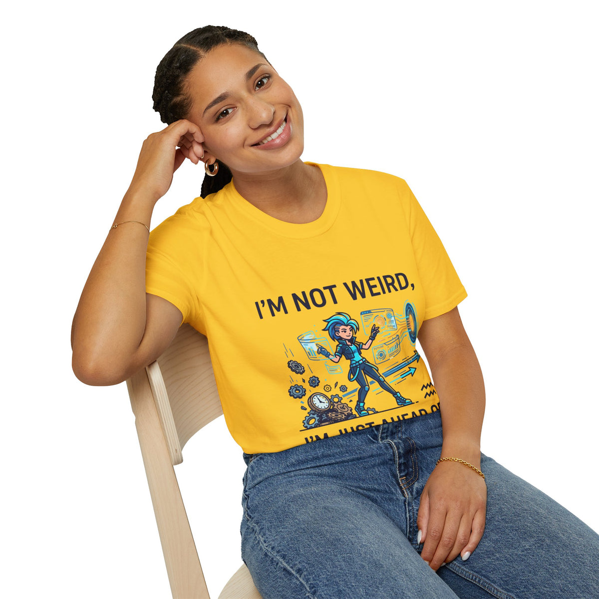 I'm Not Weird I'm Just Ahead Of My Time Aquarius T-Shirt