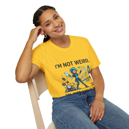 I'm Not Weird I'm Just Ahead Of My Time Aquarius T-Shirt