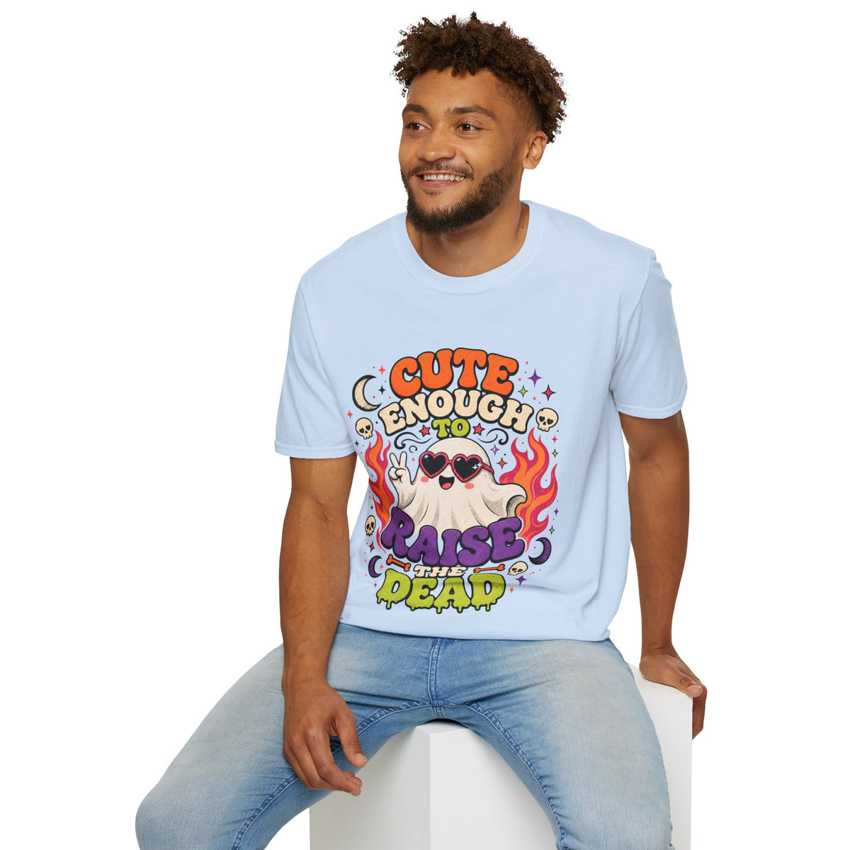 Halloween Cute Enough Unisex Softstyle T-Shirt