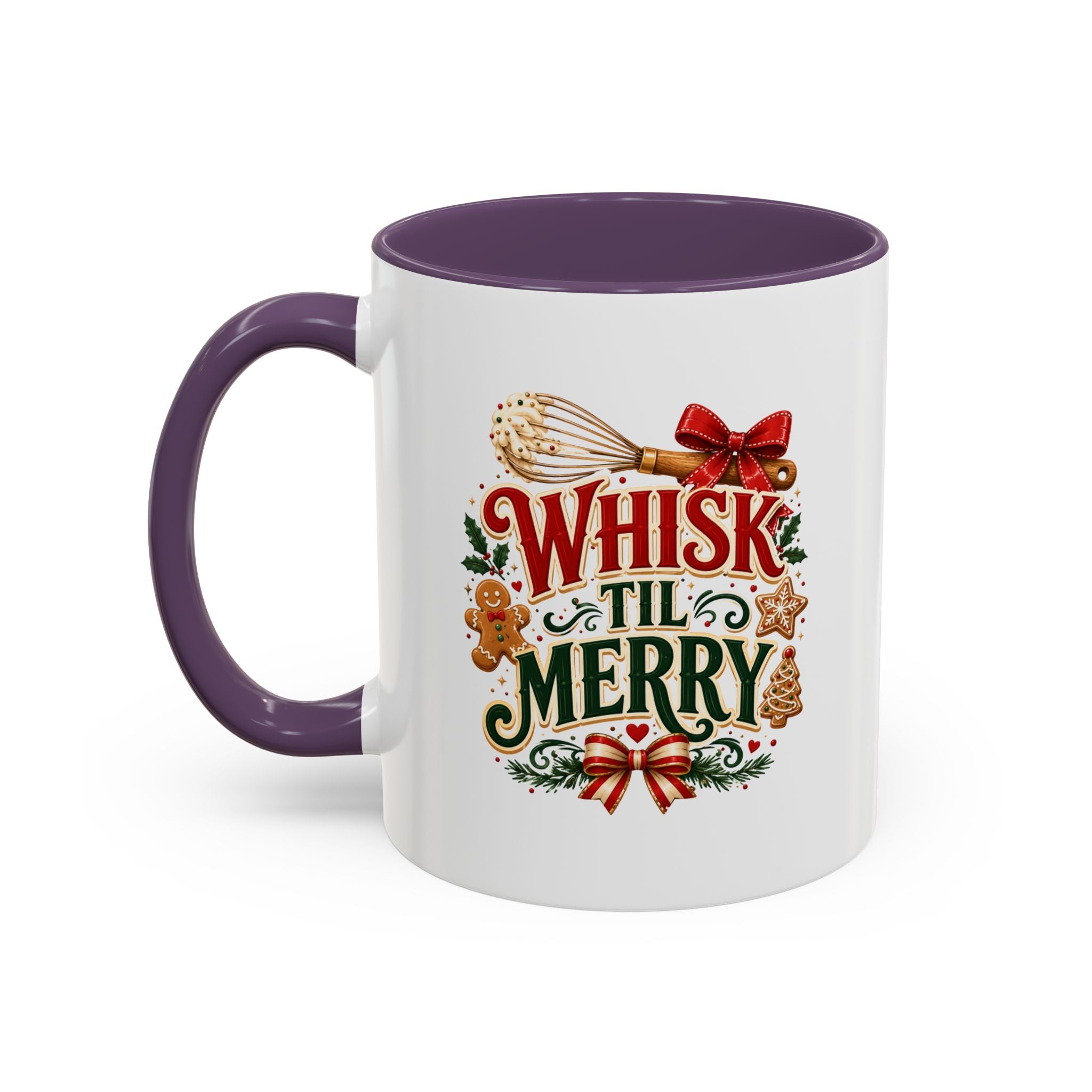 Whisk 'Til Merry Coffee Mug — Holiday Baking Kitchen Mug