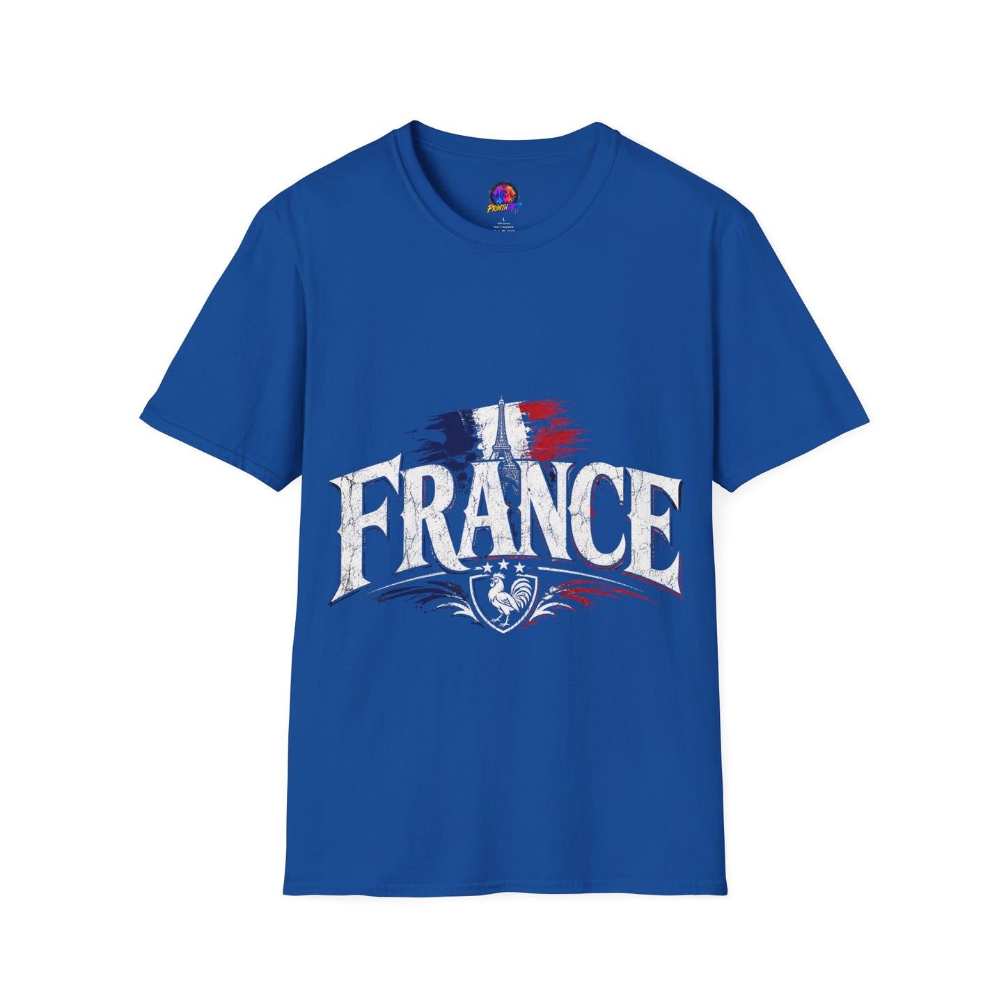 France Flag T-Shirt — Vintage Eiffel Tower French Pride Tee
