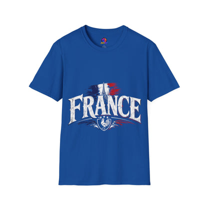 France Flag T-Shirt — Vintage Eiffel Tower French Pride Tee