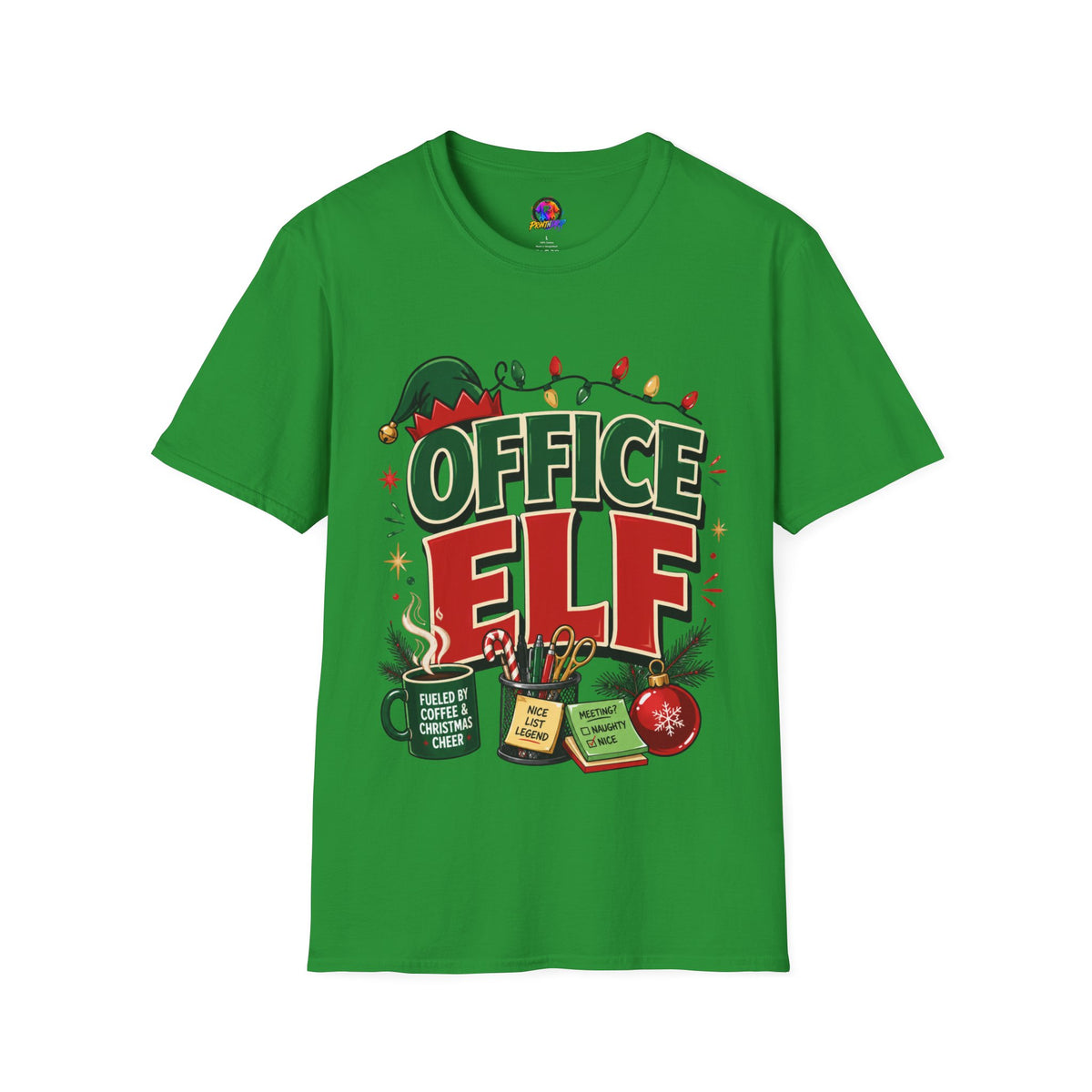 Office Elf T-Shirt — Funny Christmas Work Holiday Tee