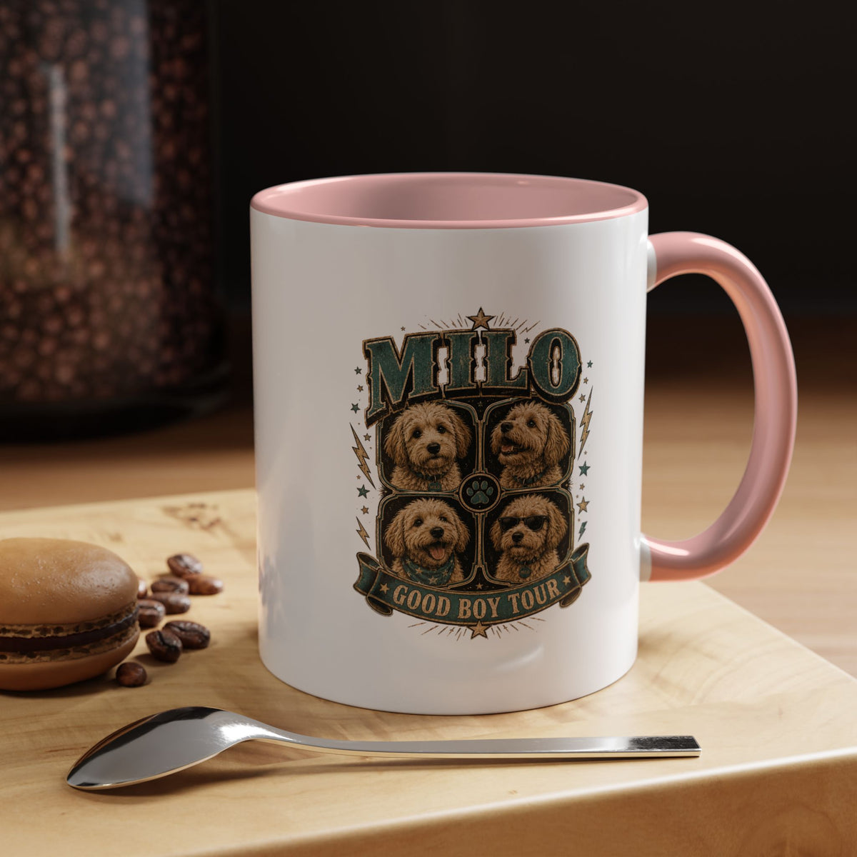 Milo Bailey Dog Dad Mom Milo 'Good Boy Tour' Accent Coffee Mug – Dog Lover