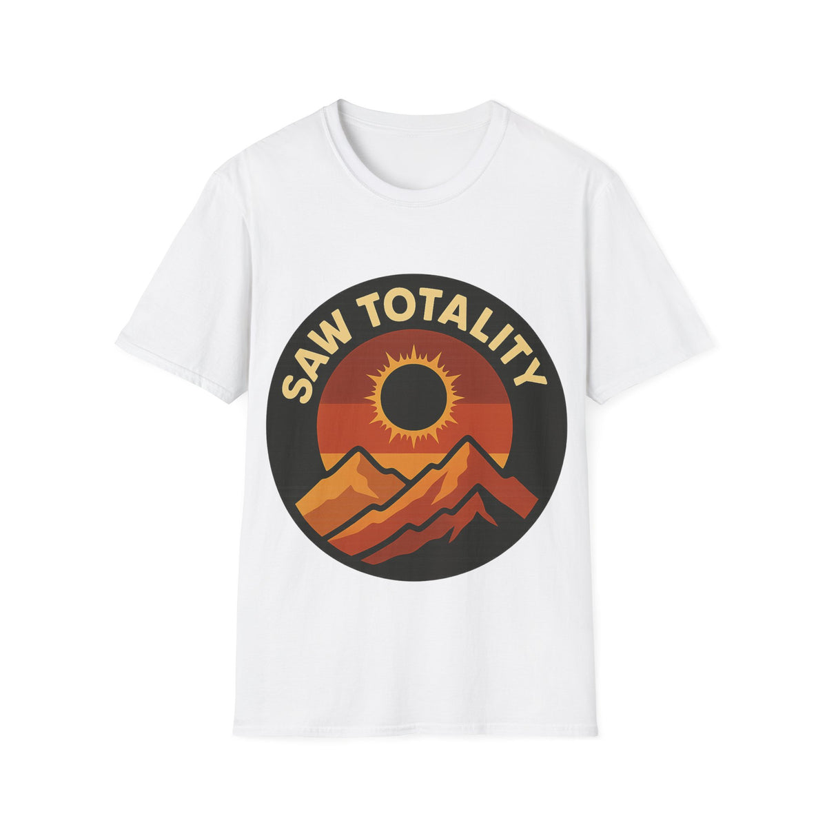 I Saw Totality Solar Eclipse Graphic Tee - Retro Nature Mountain T-Shirt - Trending Now - September 2026