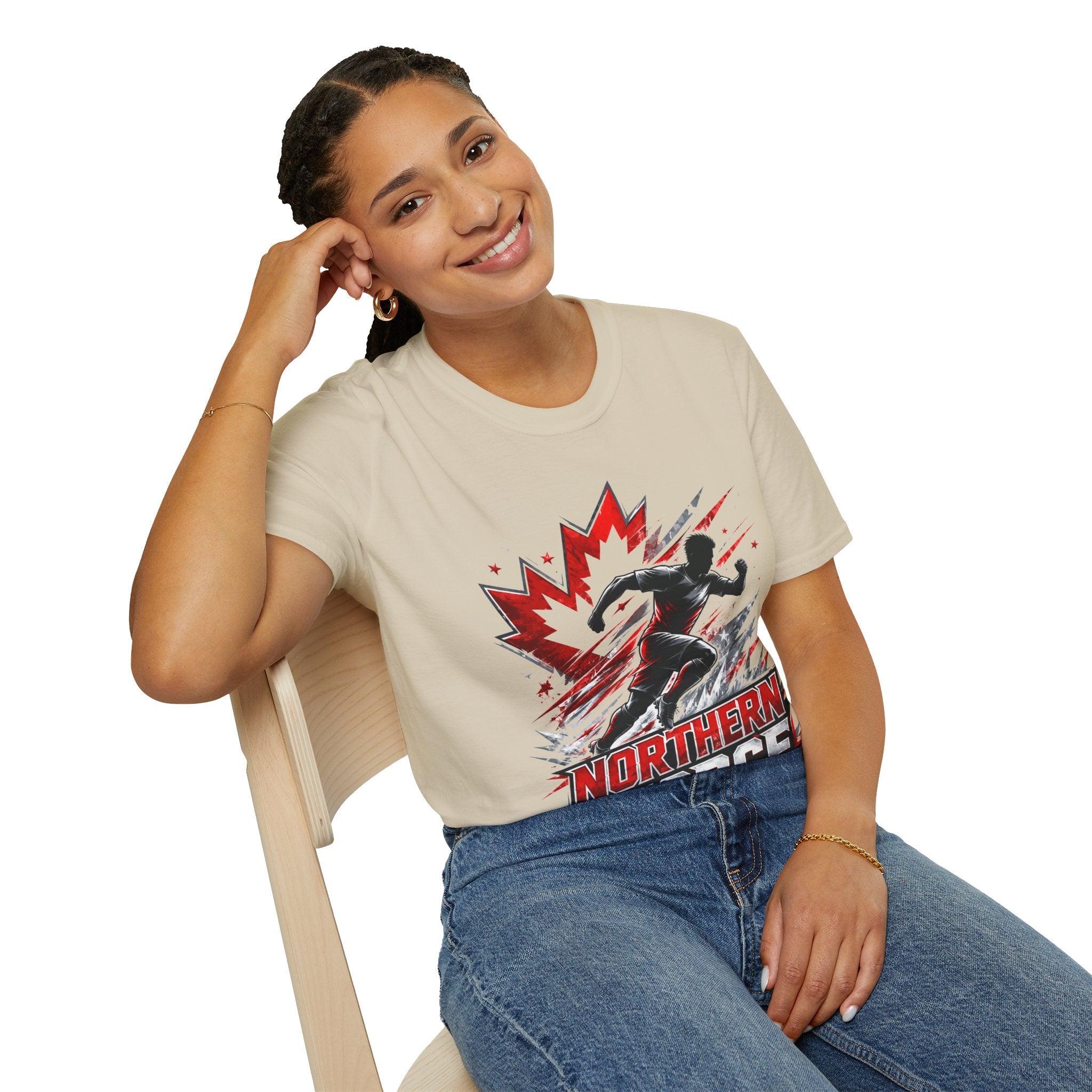 Canada Northern Force Running T‑Shirt — Canada Maple Runner Athletic Tee