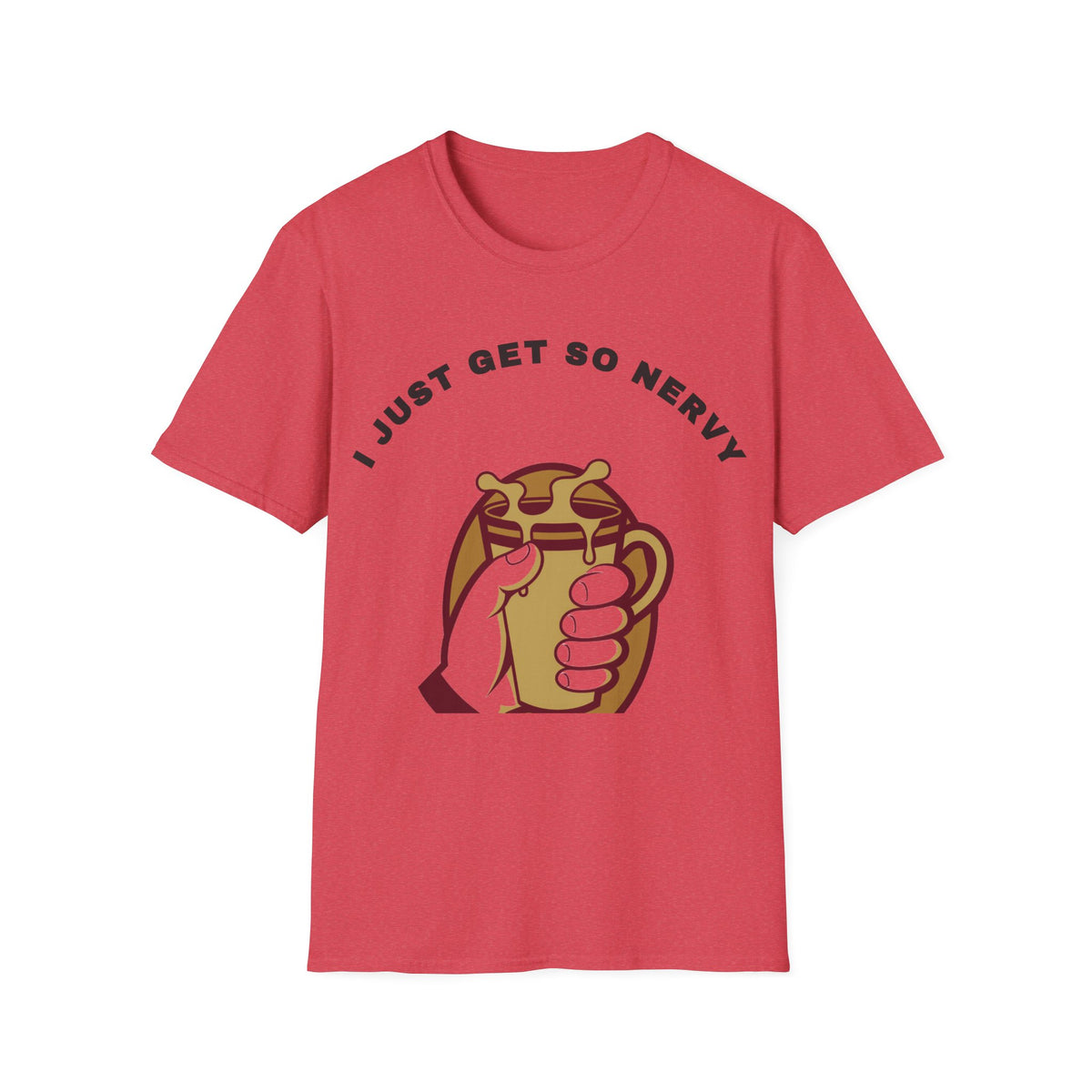 T-Shirt — “I Just Get So Nervy” Nervous Sloth Graphic Tee - Trending Now - September 2026