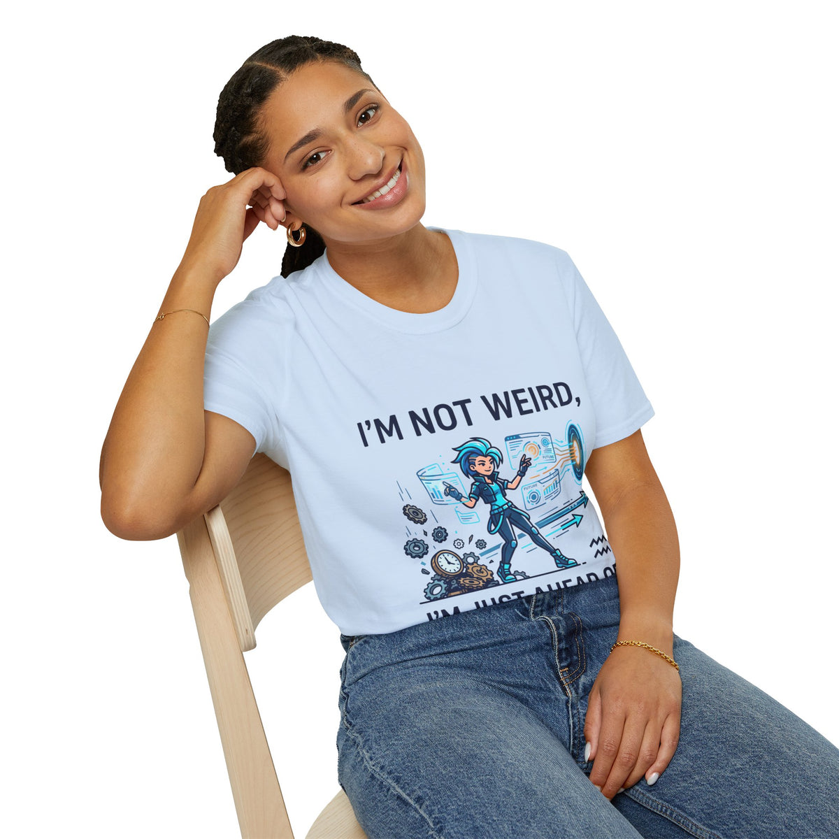 I'm Not Weird I'm Just Ahead Of My Time Aquarius T-Shirt