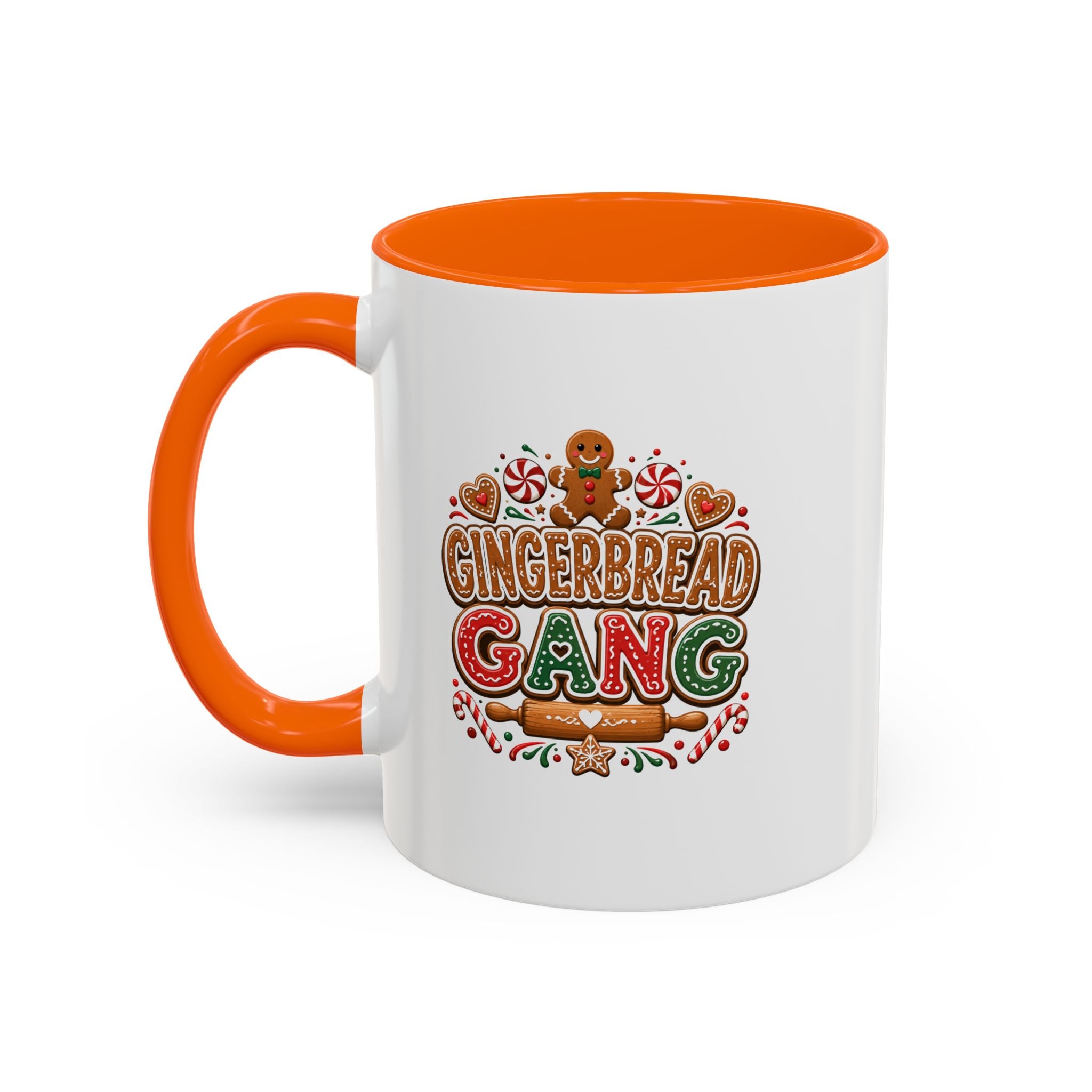Gingerbread Gang Coffee Mug – Holiday Baking Christmas Cocoa Mug