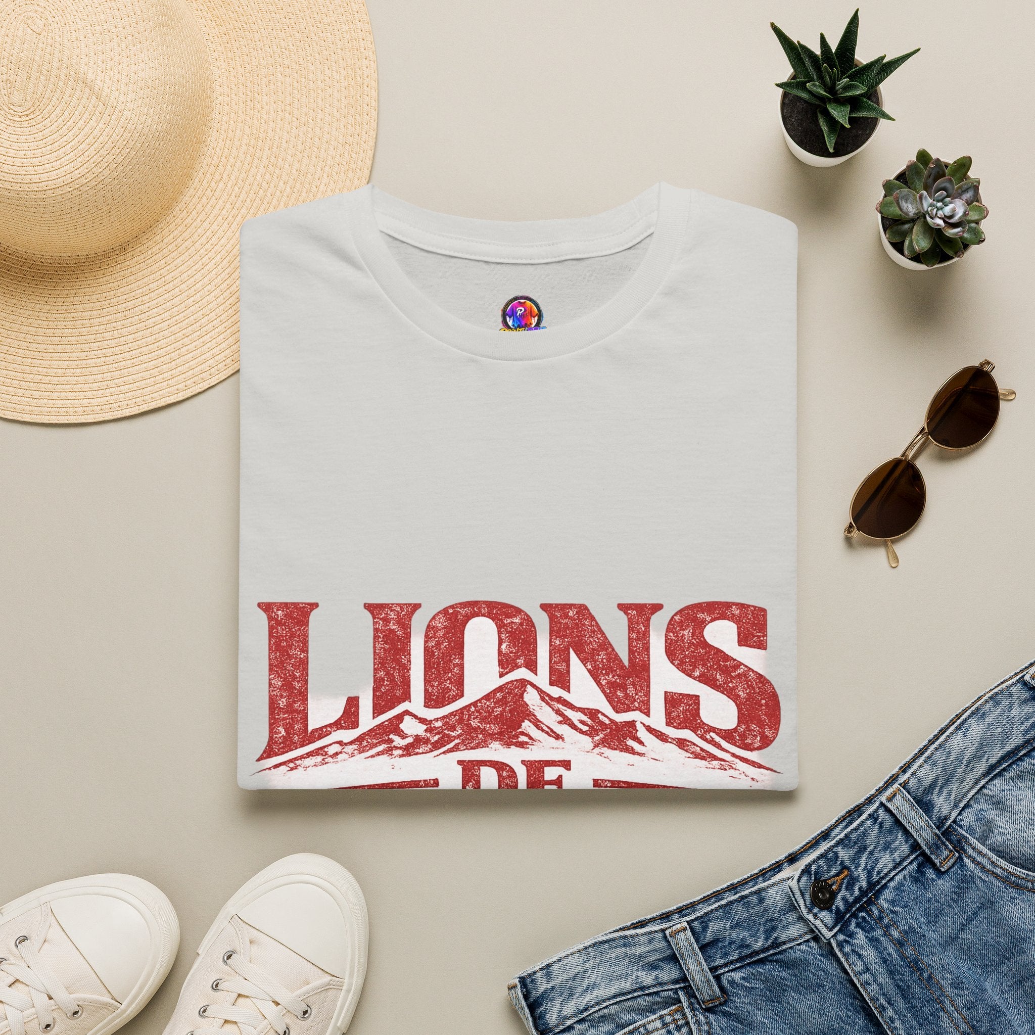 Morocco Lions de Atlas T-Shirt — Vintage Moroccan Atlas Mountain Graphic Tee