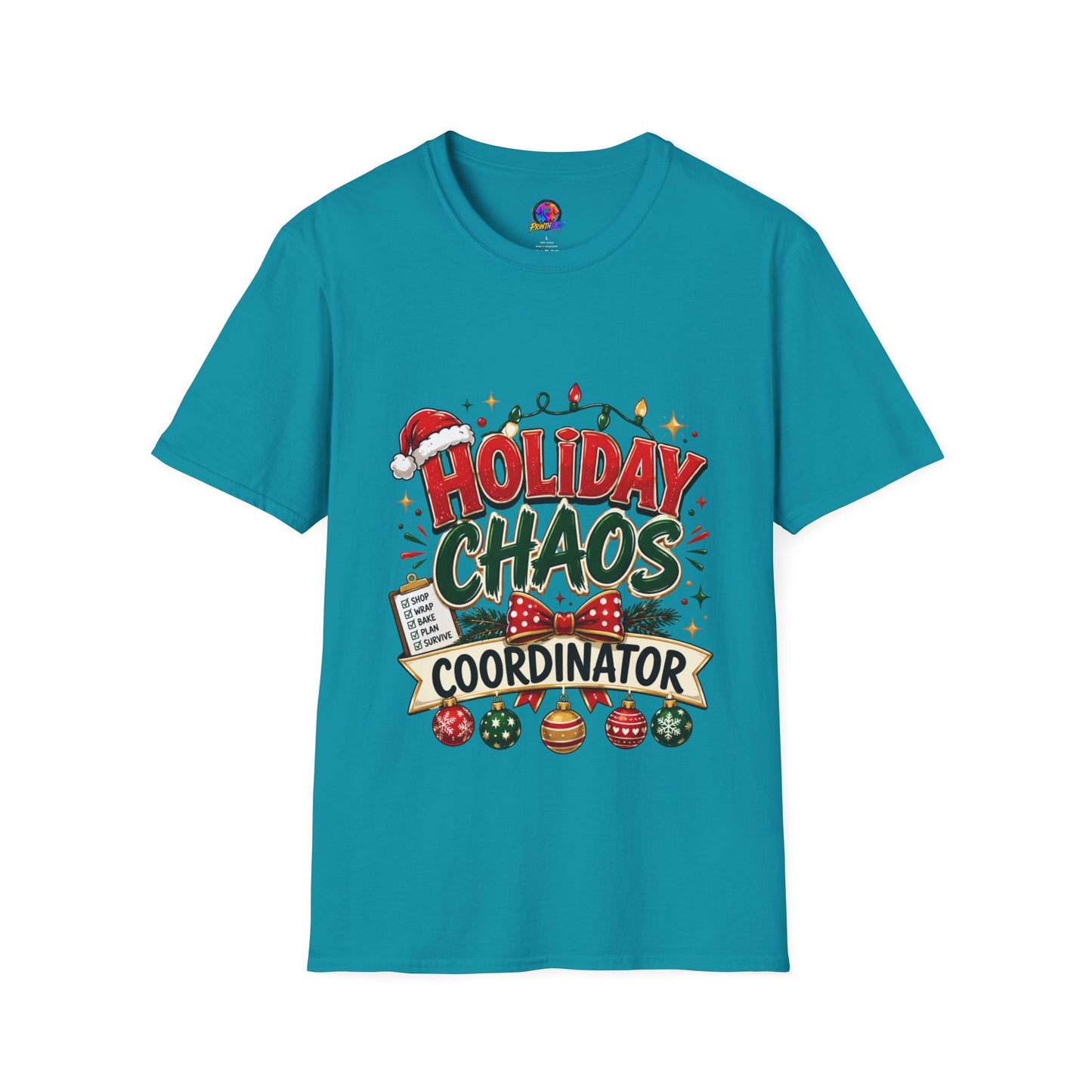 Holiday Chaos Coordinator T-Shirt — Funny Christmas Crew Tee
