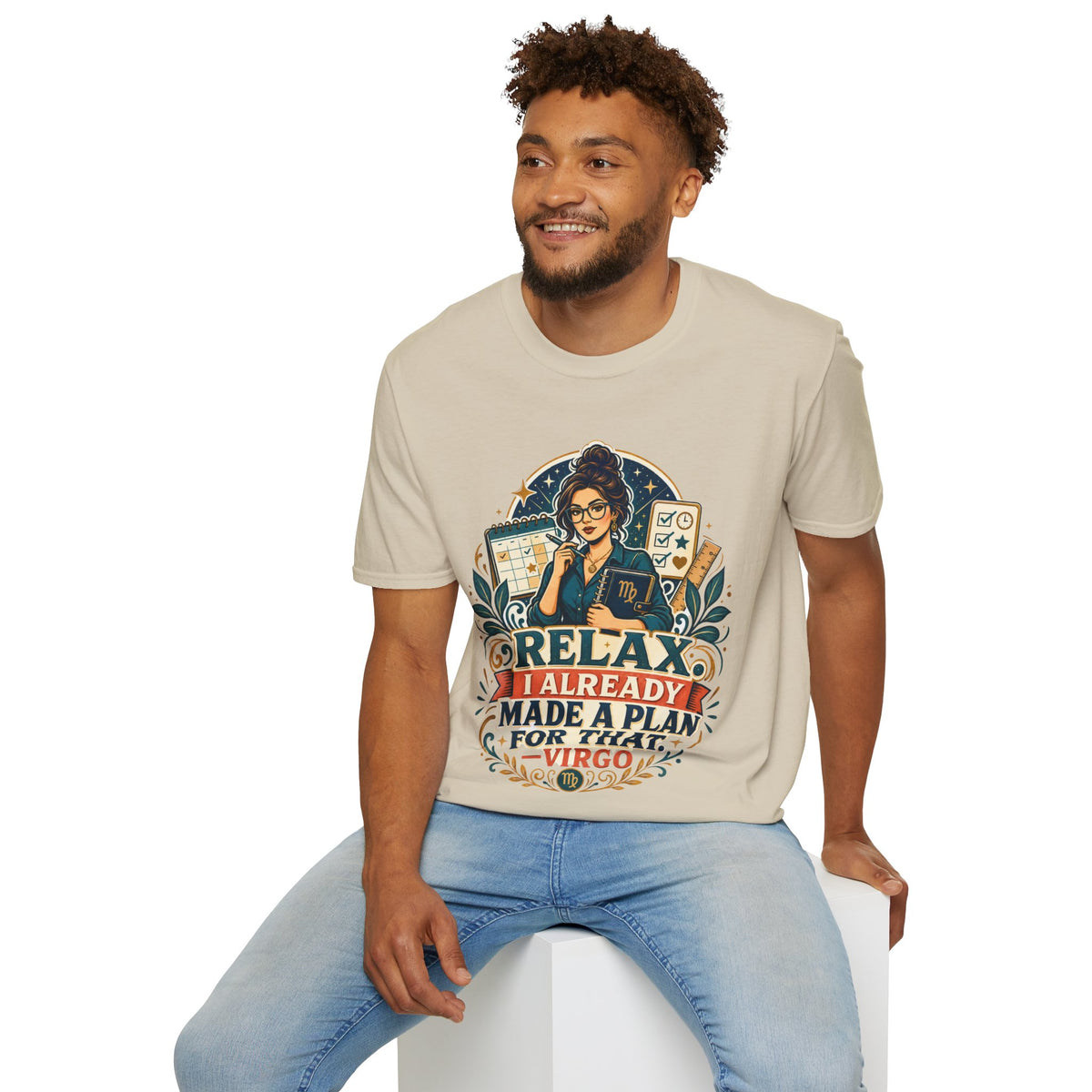 Virgo Planner T-Shirt — “Relax I Already Made A Plan For That” Astrological Tee