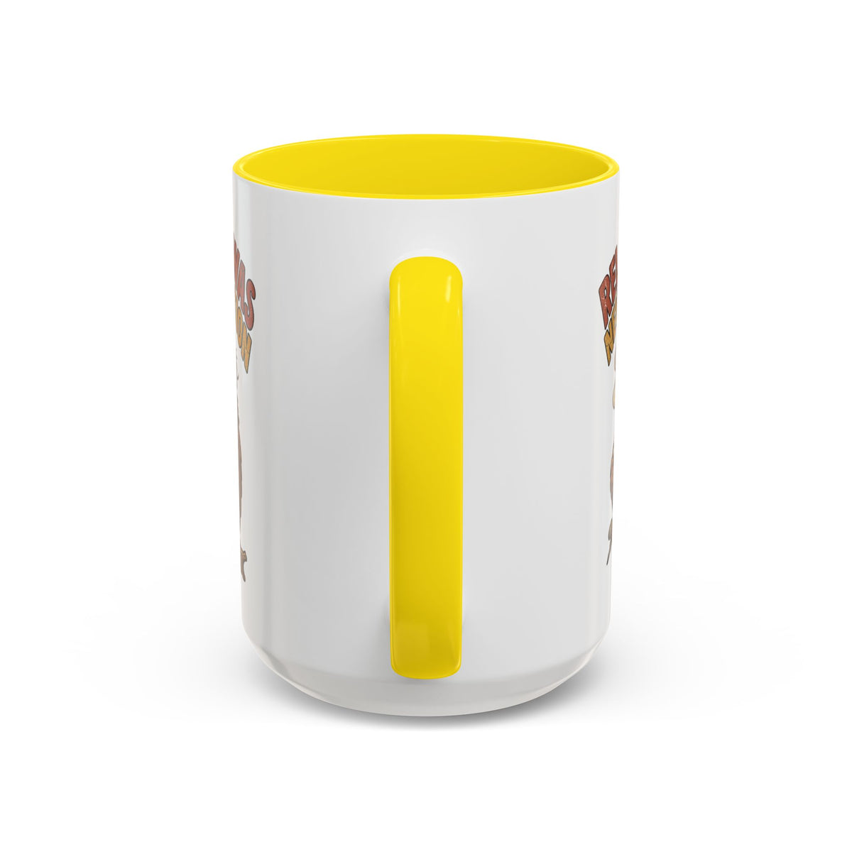 Funny And Witty "Relaxing Was Never An Option" Accent Coffee Mug (11, 15oz)