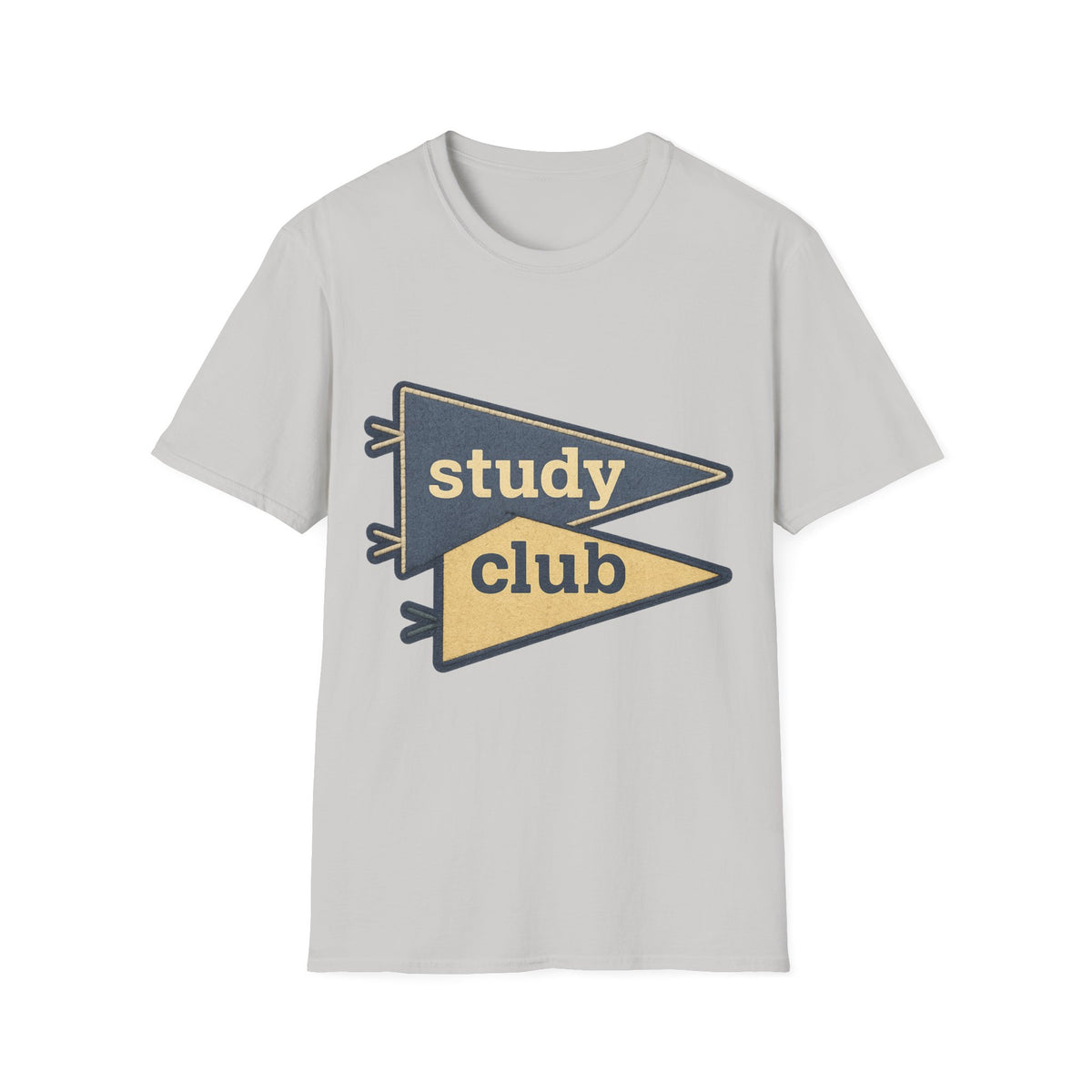 Study Club T-Shirt — Retro Pennant Student Tee - Trending Now - August 2026