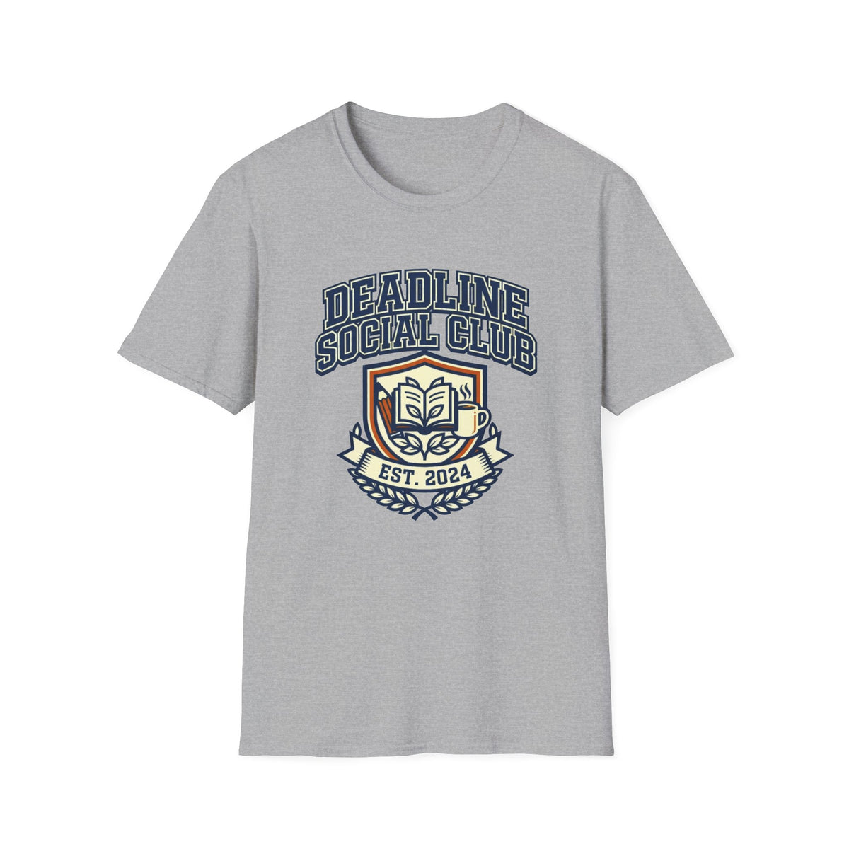 Deadline Social Club T-Shirt — Retro Collegiate Badge Tee - Trending Now - August 2026