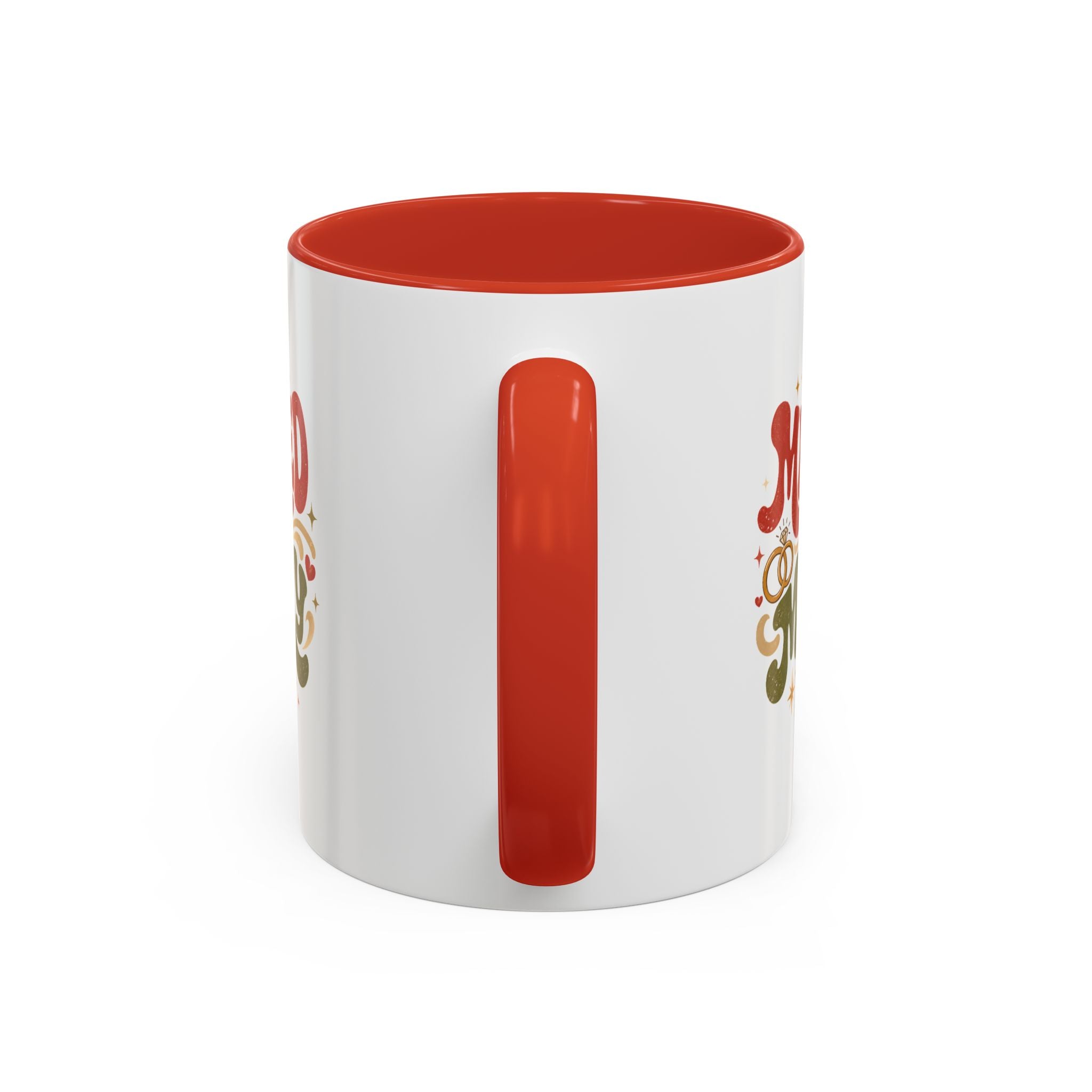 Christmas Married and Merry Christmas Coffee Mug — Holiday Accent Mug