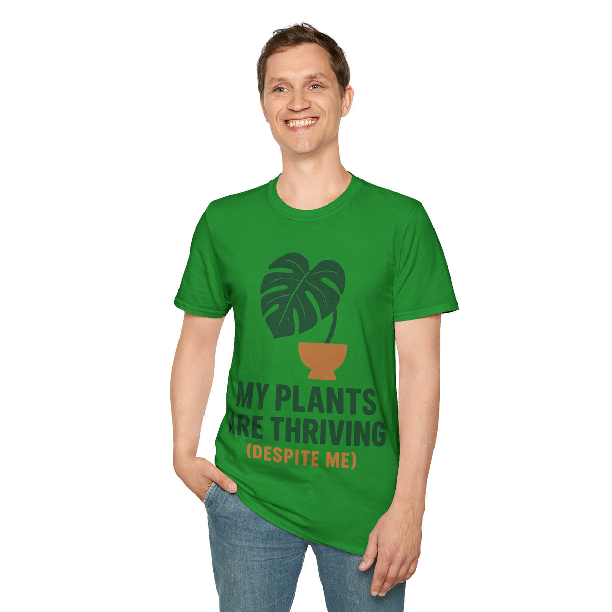Plant Lover T-Shirt — 'My Plants Are Thriving, Therapy Not' Potted Monstera Tee - Trending Now - September 2026