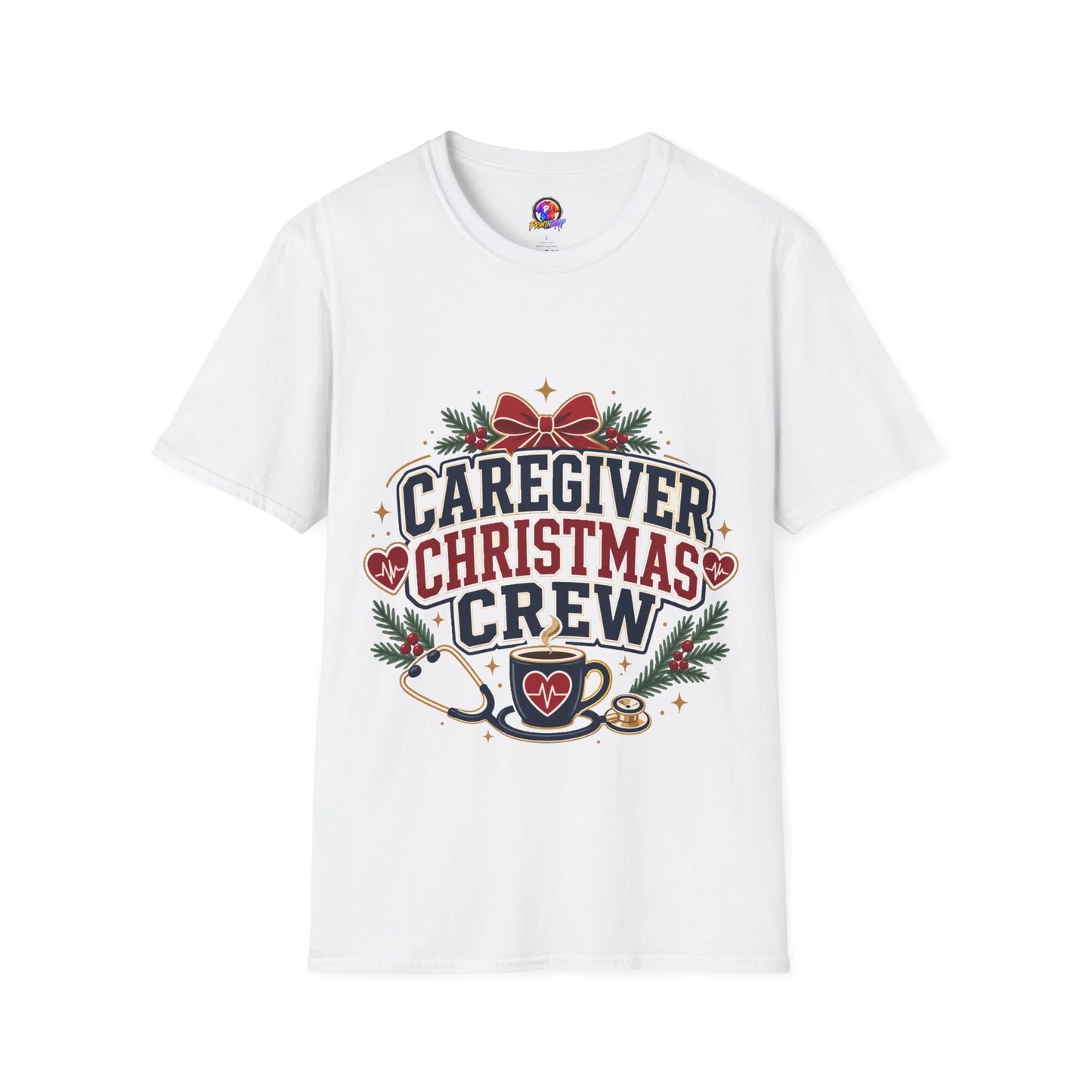 Caregiver Christmas Crew T-Shirt — Holiday Nurse & Caregiver Gift