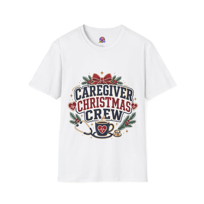 Caregiver Christmas Crew T-Shirt — Holiday Nurse & Caregiver Gift