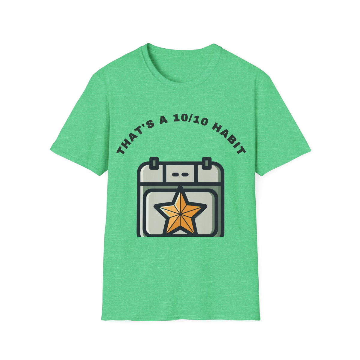 T-Shirt — "That's a 10/10 Habit" Star Patch Graphic Tee - Trending Now - September 2026