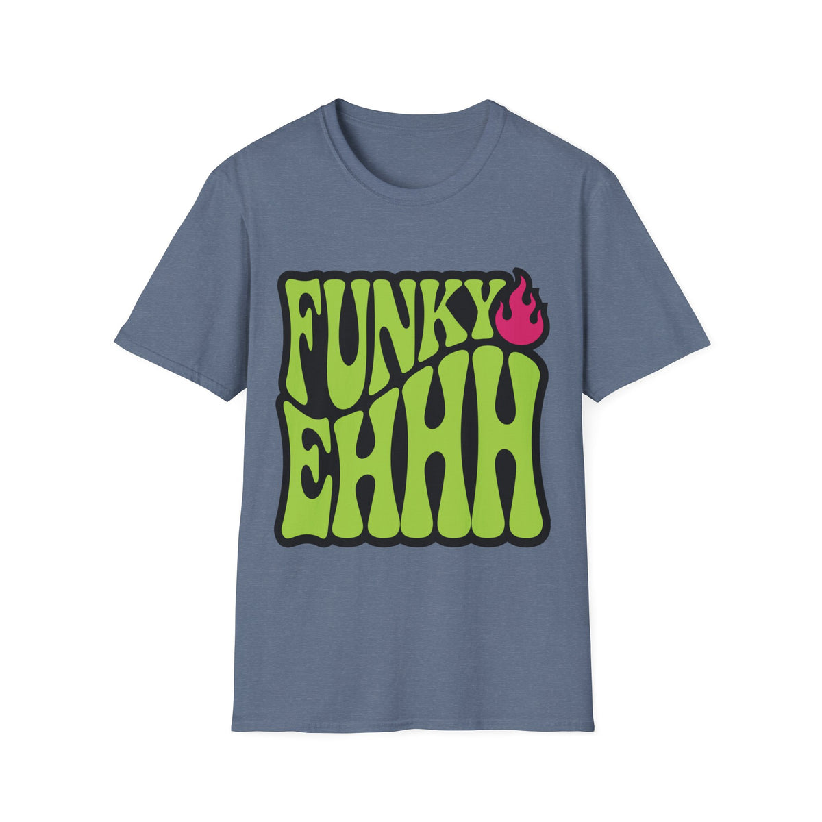 Funky Chili T-Shirt — Retro Psychedelic Green Flame Graphic Tee - Trending Now - August 2026
