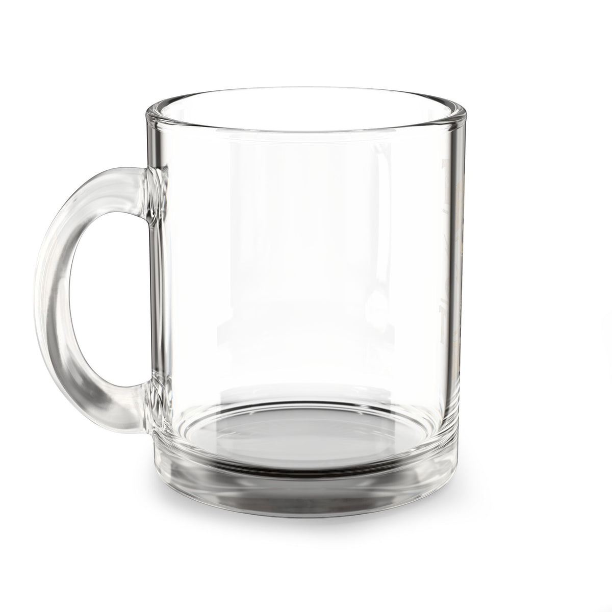 Glass Mug, 10oz Milo Bailey Dog Dad Mom Glass Mug, 10oz