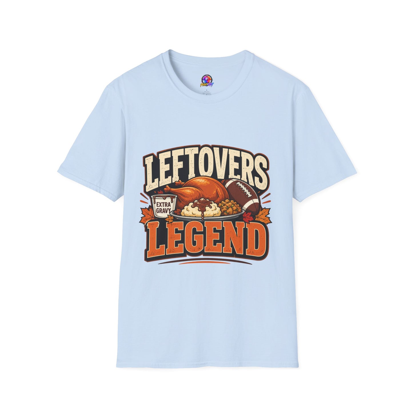 Leftovers Legend T-Shirt — Thanksgiving Football Turkey Graphic Tee