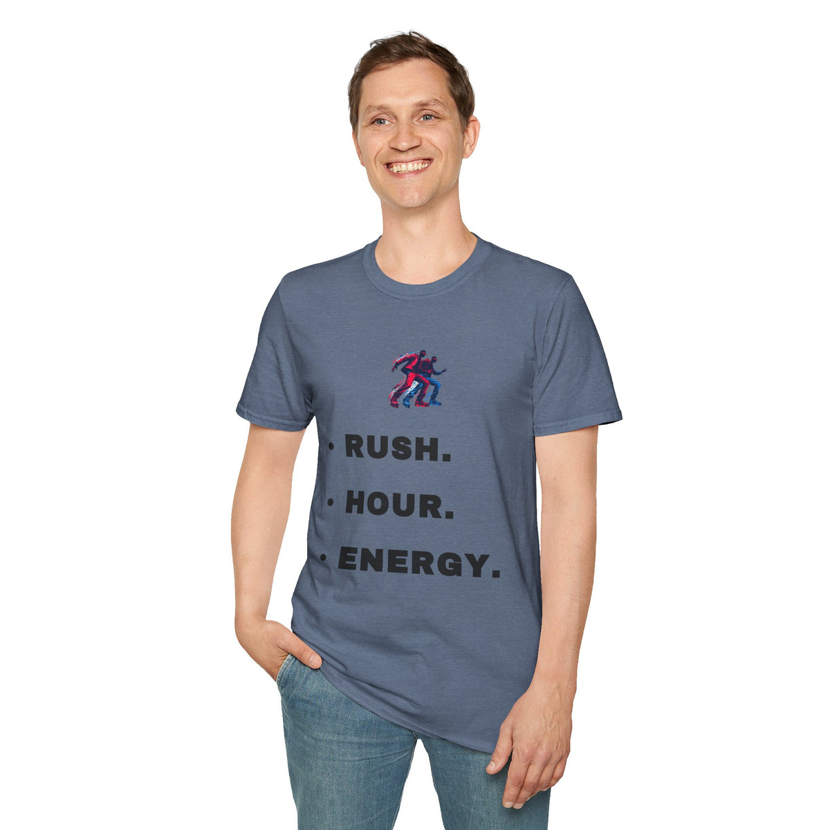 Rush. Hour. Energy. T‑Shirt — Minimal Runner Graphic Tee - Trending Now - September 2026
