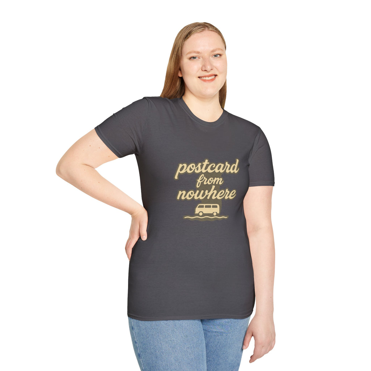 Postcard From Nowhere T‑Shirt – Retro Roadtrip Graphic Tee - Trending Now - August 2026