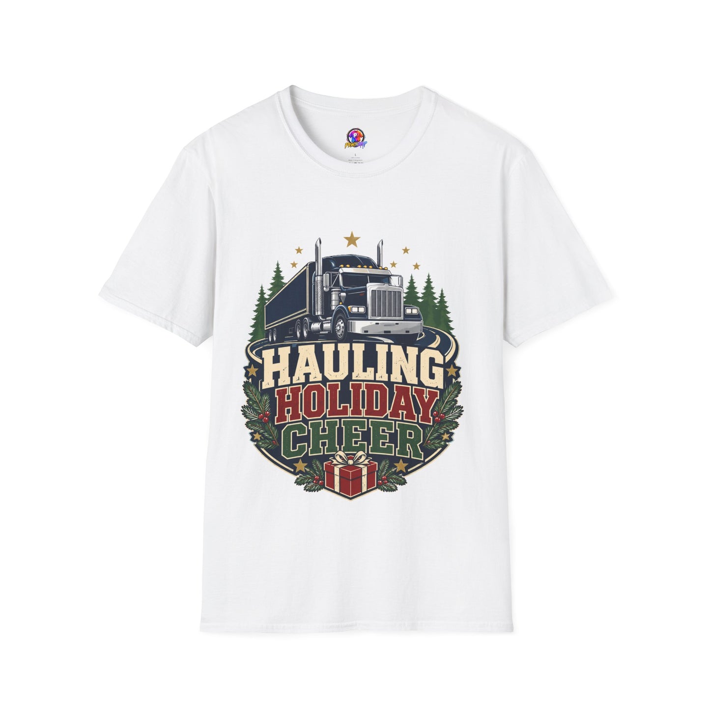 Christmas Truck T‑Shirt — "Hauling Holiday Cheer" Festive Trucker Tee