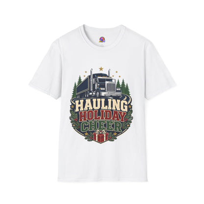 Christmas Truck T‑Shirt — "Hauling Holiday Cheer" Festive Trucker Tee