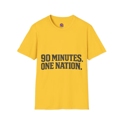 FIFA World Cup 2026 90 Minutes. One Nation. T-Shirt — Patriotic Soccer/Fans Tee