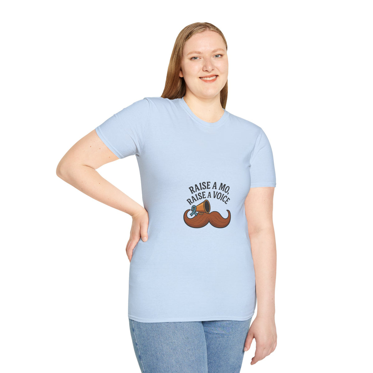 Raise a Mo, Raise a Voice Mustache T-Shirt - Trending Now - October 2026