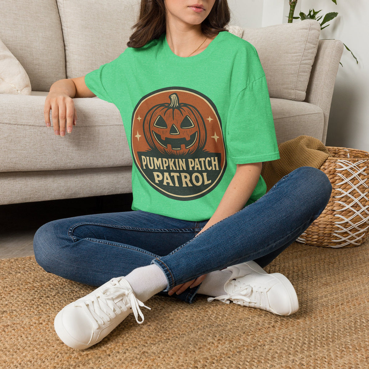 Pumpkin Patch Patrol T-Shirt — Cute Halloween Pumpkin Graphic Tee - Trending Now - August 2026