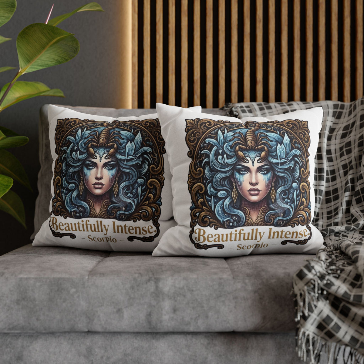 Scorpio 'Beautifully Intense' Decorative Pillowcase