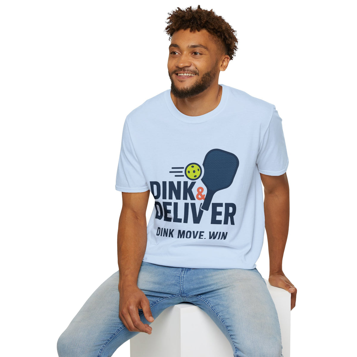 Pickleball Player T‑Shirt — 'Dink. Drive. Deliver.' Graphic Tee for Pickleball Fans - Trending Now - August 2026