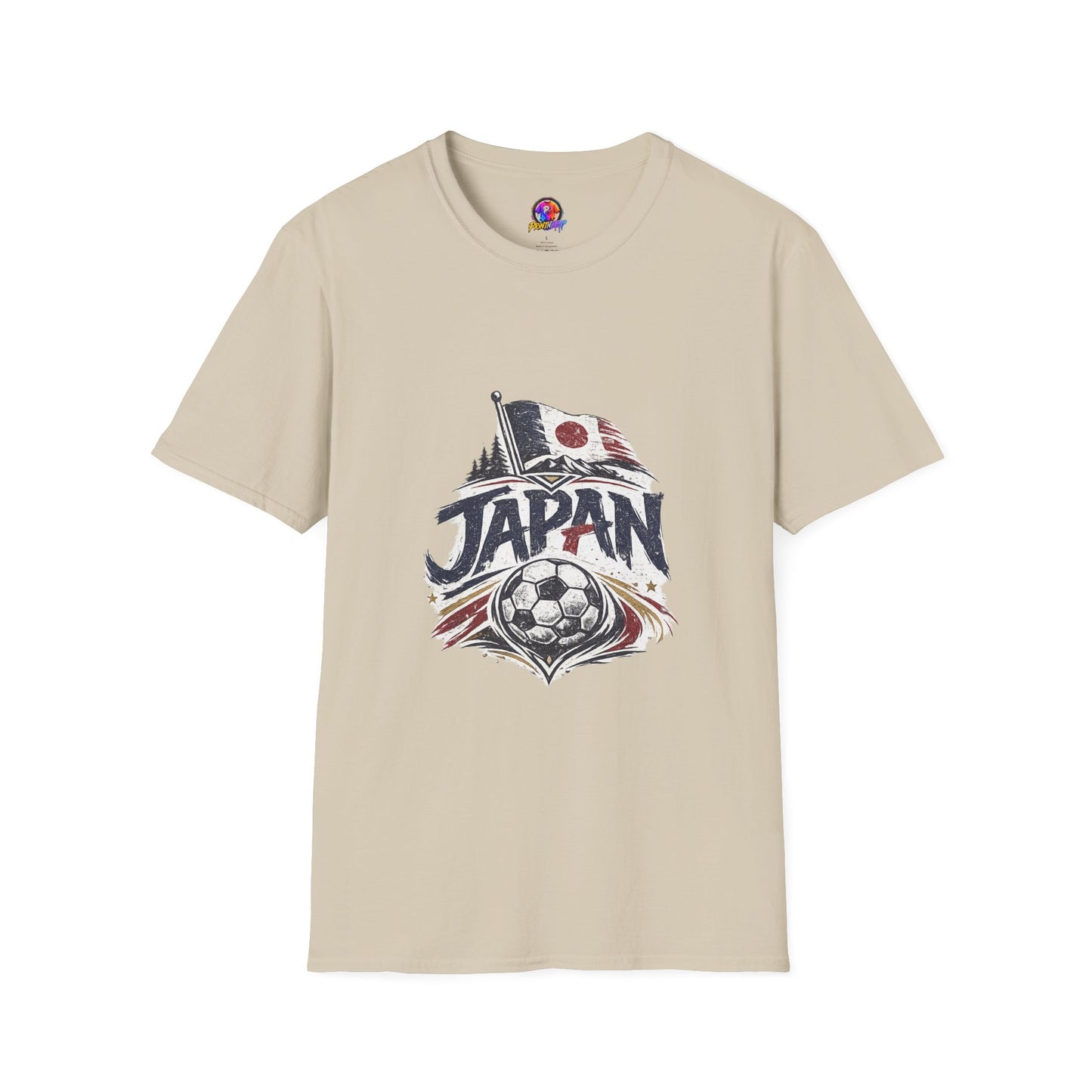 Japan Soccer T-Shirt – Vintage Flag & Crest Football Tee